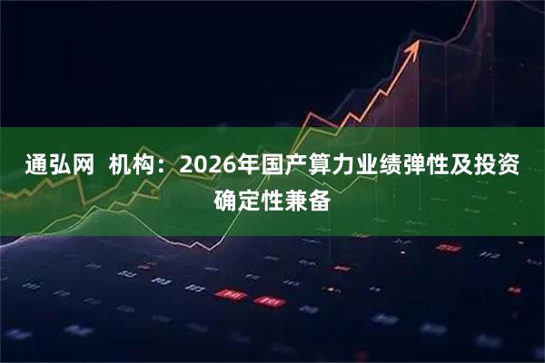 通弘网  机构：2026年国产算力业绩弹性及投资确定性兼备
